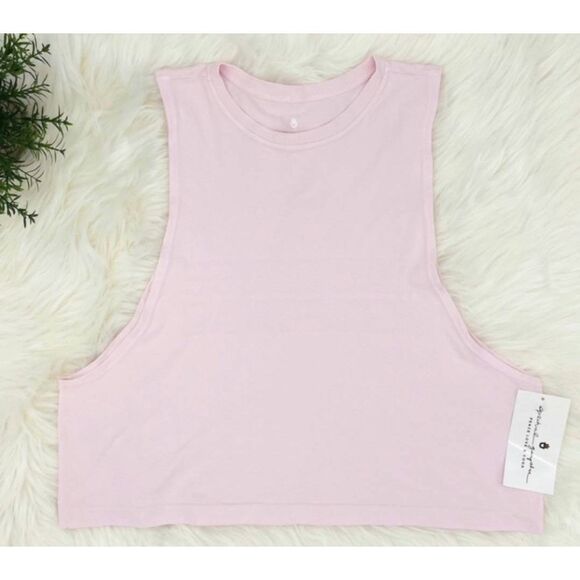 Spiritual Gangster Pink Tonal Logo Tank Small - Picture 1 of 2